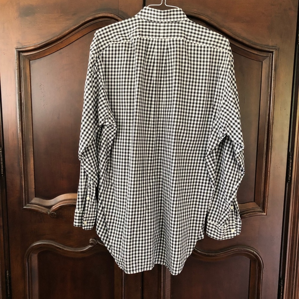 Ralph Lauren Men’s black & white check long sleeve